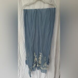 Vintage Embroidered Scarf